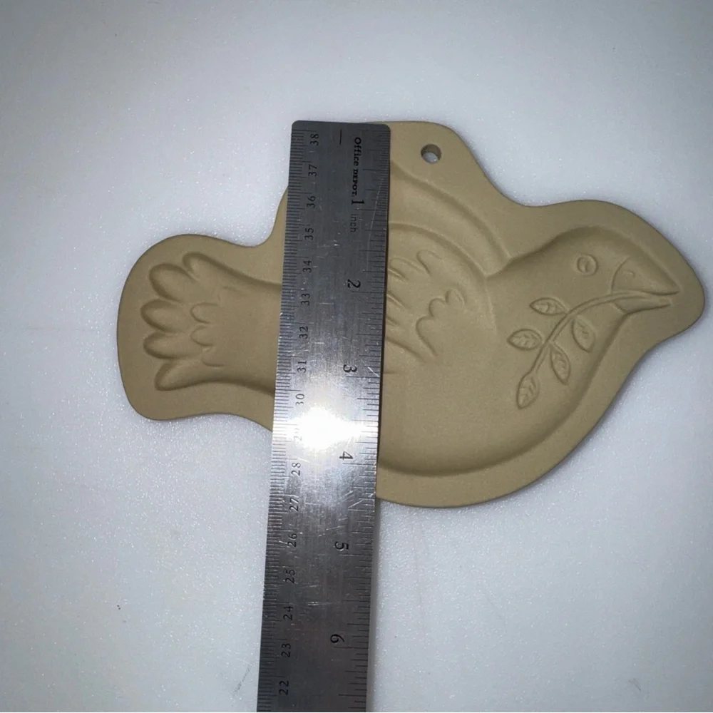 Brown Bag Cookie Art Peace Dove Mold 1993 Hill Design Bird Olive Branch